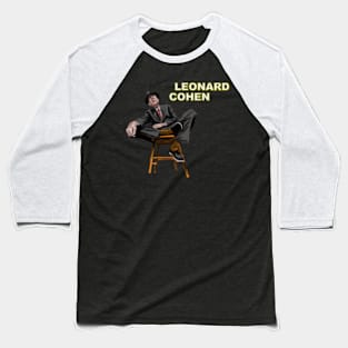 Leonard Cohen Baseball T-Shirt